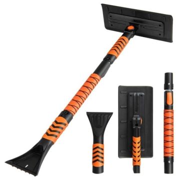 Snow shovel, 2 in 1, 31 × 15 × 84–104 cm