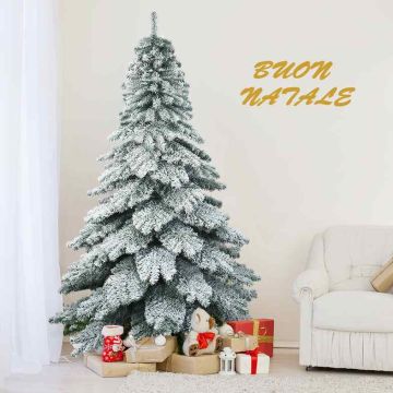 Snow-covered artificial Christmas tree, 1313 branches