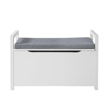 Esiku pink 86x38x54cm., valge/hall värv