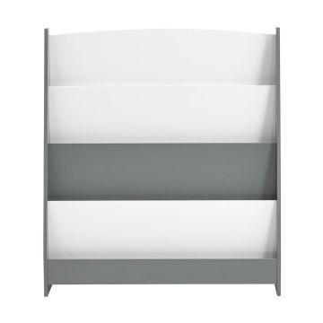 Laste riiul 30x88x80cm., valge/hall värv