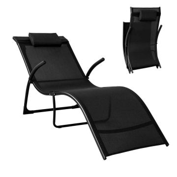 Lamamistool 173x60x69cm., musta värvi