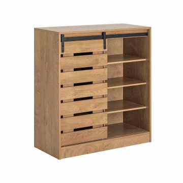 Kummut 35x89x80cm., pruun/must värv