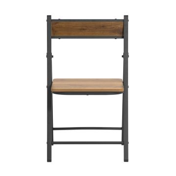 Складной стул 80x48x46см., черного/коричневого цвета
