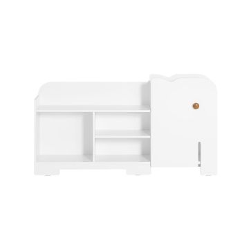Laste riiul 110x25x60cm., valge/heledapruun