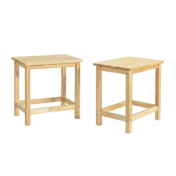 Набор из 2 обеденных стульев 45x32x45см., светло-коричневого цвета