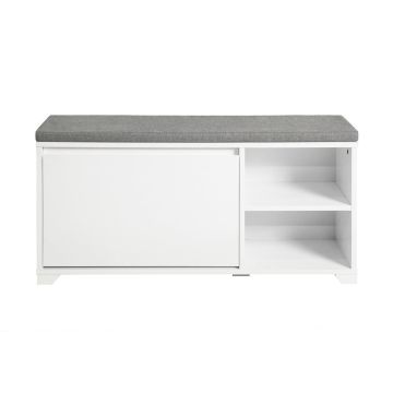 Esiku pink 90x24x46cm., valge/hall värv