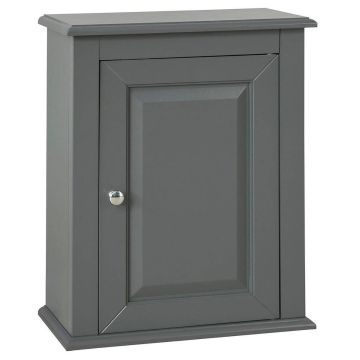 Seinakapp vannituppa 40x18x49cm., hall/hõbedane värv