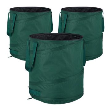 Ai jäätmekotid Relaxdays, 3 tk, 60 l koti kohta, Ø 40 × 48 cm