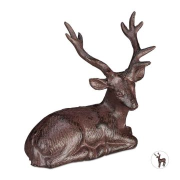 Aiadekoratsioon Relaxdays, M-suurus, Pruun, 14,5 × 15 × 8,5 cm