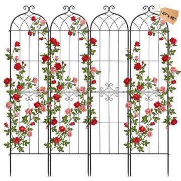 Aiavõred VEVOR EKHPJ220-4, 4 tk, Must, 52,5 × 220 cm