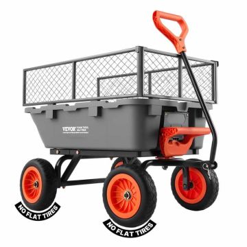 Aiakäru VEVOR TC4270C, 362 kg kandevõime, 1050 / 1660 × 700 × 500 / 700 mm