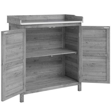 Садовый шкаф, 2 полки, 83 × 92 × 40 см