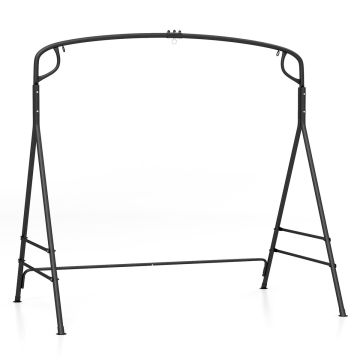 Garden swing frame, A-shaped, 170.18 × 118.11 × 165.1 cm