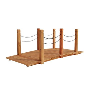 Aiasild Relaxdays 10052751_57, Kettpiiretega, Oranž/must, 150 × 55 × 67 cm