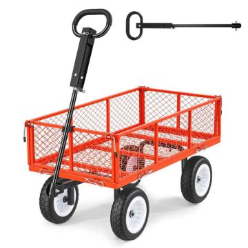 Aiakäru VEVOR TC-900R, 408,2 kg kandevõime, Punane, 96 × 24,5 × 51 cm