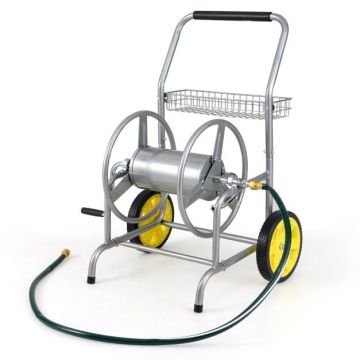 Garden hose reel trolley, 70 m or 90 m capacity, 76 × 55 × 92 cm