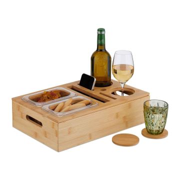 Diivanialus Relaxdays 10049432.0, 2 kaussi, 40 × 10,5 × 26 cm