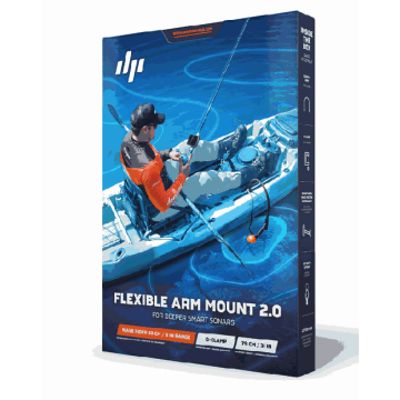 Kajaloodi kinnitus Deeper Flexible Arm Mount 2.0, 79 cm, Must