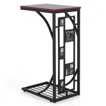 Side table, C-shaped, 31 × 53 × 21 cm