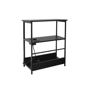 Abilauake Relaxdays, 2 riiulit, 2 USB-porti, 45 × 58 × 18 cm