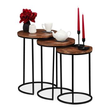 Abilaudade komplekt Relaxdays 10027626_126, 3 tk