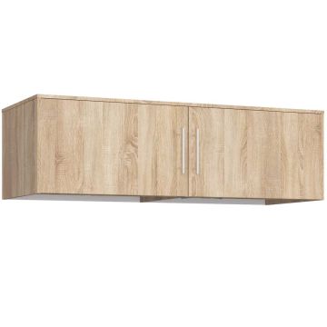 Надстройка для шкафа AkordV2 S150, с двумя дверцами, дубовая, 150 × 45 × 60 см