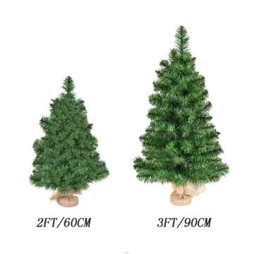 Tabletop Christmas tree CM25026-3, 67 or 96 branch tips, Ø38 × 60 cm or Ø50 × 90 cm