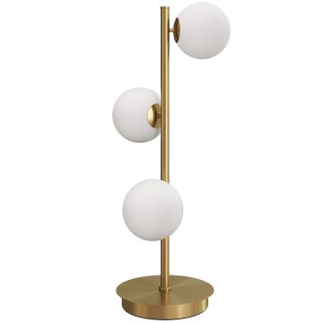 Laualamp, 3 G9 soklit, Kuldne, Ø 12 × 53 cm