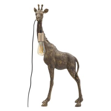 Giraffa lauavalgusti, 1 valgusallikas, Kuldne, 40 × 80 × 22 cm