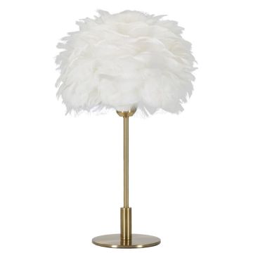 Mauro Ferretti Ball Feather laualamp, 1 E27 sokkel