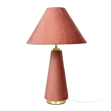 Laualamp Relaxdays 10052524_469, Kuldne/roosa, Ø 30 × 47 cm