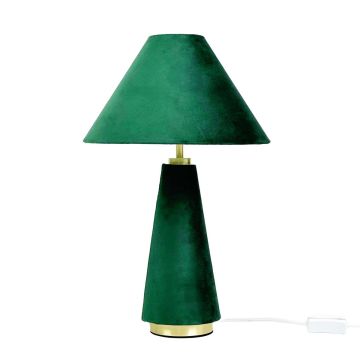 Laualamp Relaxdays 10052524_493, Roheline/kuldne, Ø 30 × 47 cm