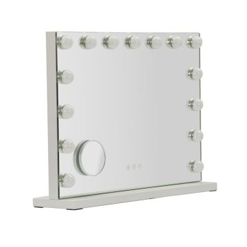 Настольное LED-зеркало Hollywood, 55 × 43 × 14 см