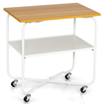 Table, 2-tier, 23.5 × 15.5 × 24 inches