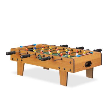 Настольный футбол Relaxdays, 6 штанг, 18 игроков, 69 × 23 × 60 см