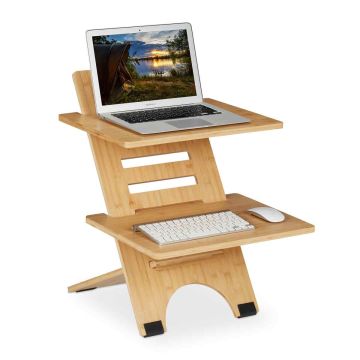 Настольная подставка Relaxdays 10046347.0, 2 полки, 47 × 61 × 61 см