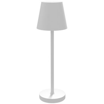 Laualamp Homcom 11,2x11,2x36,5cm, valge värv