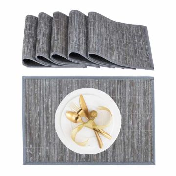 Столовые коврики Relaxdays, 6 шт, 45 × 30 × 0,3 см