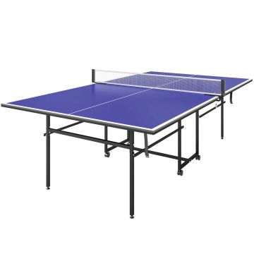Lauatenniselaud Sportnow 274x152,5x75,5cm, must/tumesinine