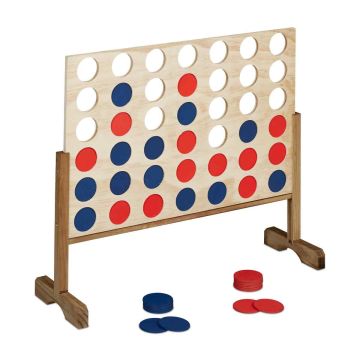 Lauamäng „Connect Four“ Relaxdays, 42 nuppu, 82,5 × 72 × 26 cm