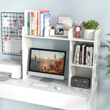 Tabletop shelf, 3 shelves, 93.98 × 25.4 × 73.66 cm