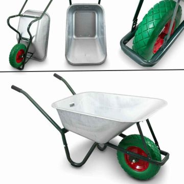 Строительная тачка BITUXX, 100 л, 250 кг, 145 × 60 × 60 см