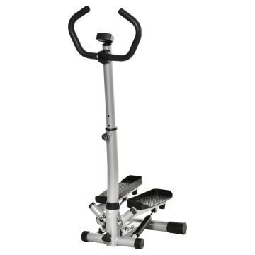 Stepper Homcom 55x53x128cm, hõbedane/must