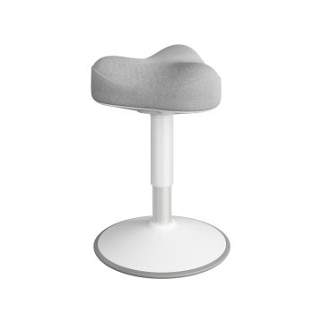 SONGMICS standing stool, 360° swivel seat, 36 × 36.5 × 48–65.5 cm