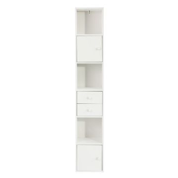 Vannitoa kapp 33x24x188cm., valge värv