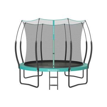 Батут 305x256см., черно-желтый