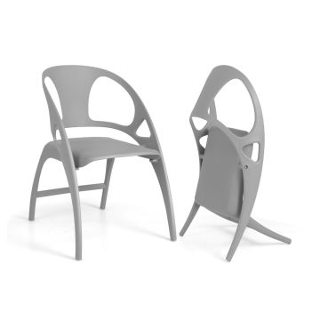 Folding chair, with armrests, 55.88 × 80.01 × 59.69 cm