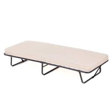 Folding bed, with mattress, 190 × 35 × 80 cm