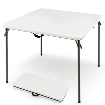 Folding outdoor table, 86.4 × 86.4 × 73.7 cm