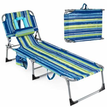 Folding massage table, 168.91–193.04 × 60.96 × 35.56 cm